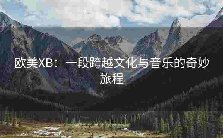 欧美XB：一段跨越文化与音乐的奇妙旅程
